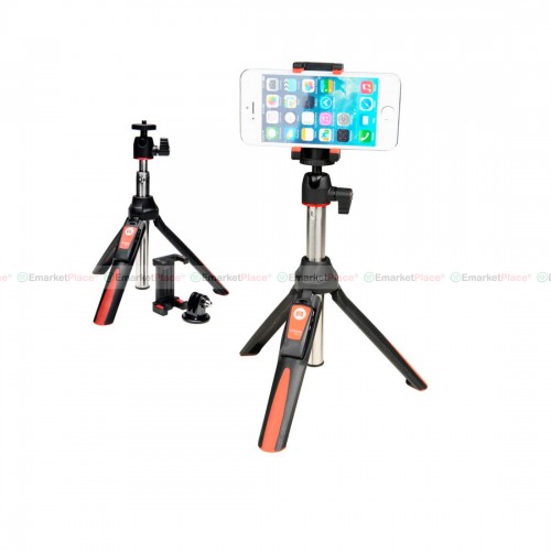 ขาตั้งกล้อง-มือถือ-ไม้ Selfie แบบ Smart Mini Tripod (All in One) มี Remote Shutter Bluetooth